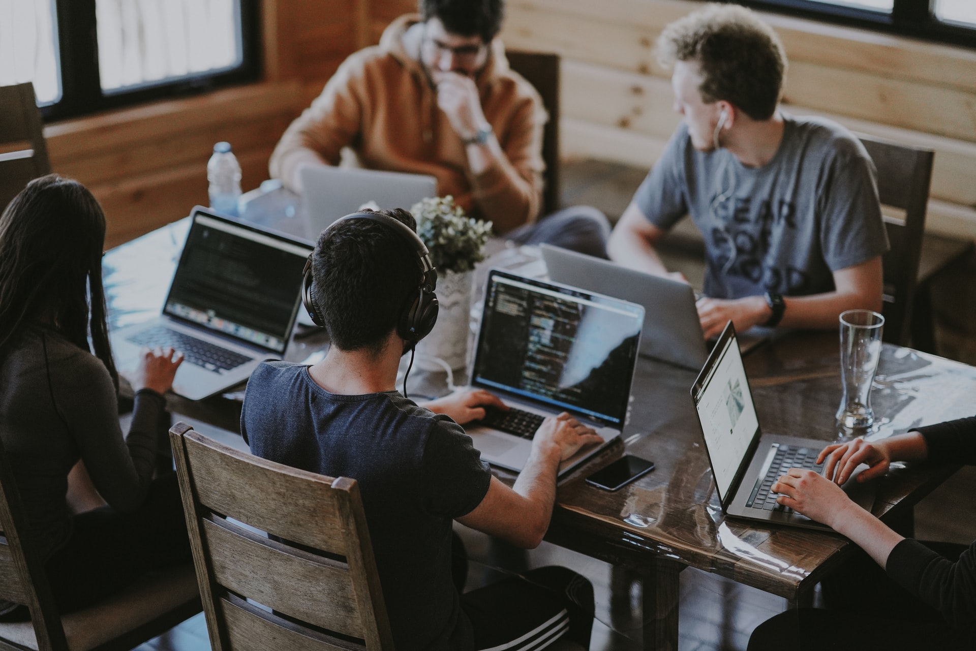 Developers at work
