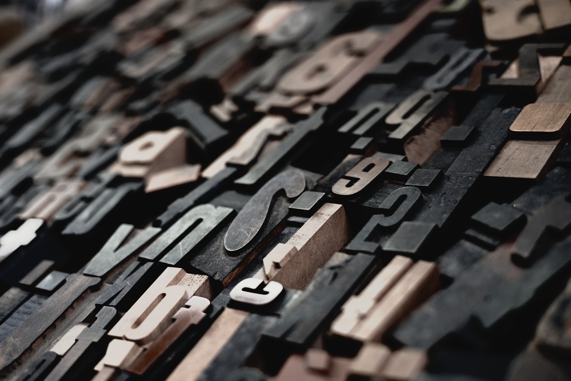 Letters of the alphabet