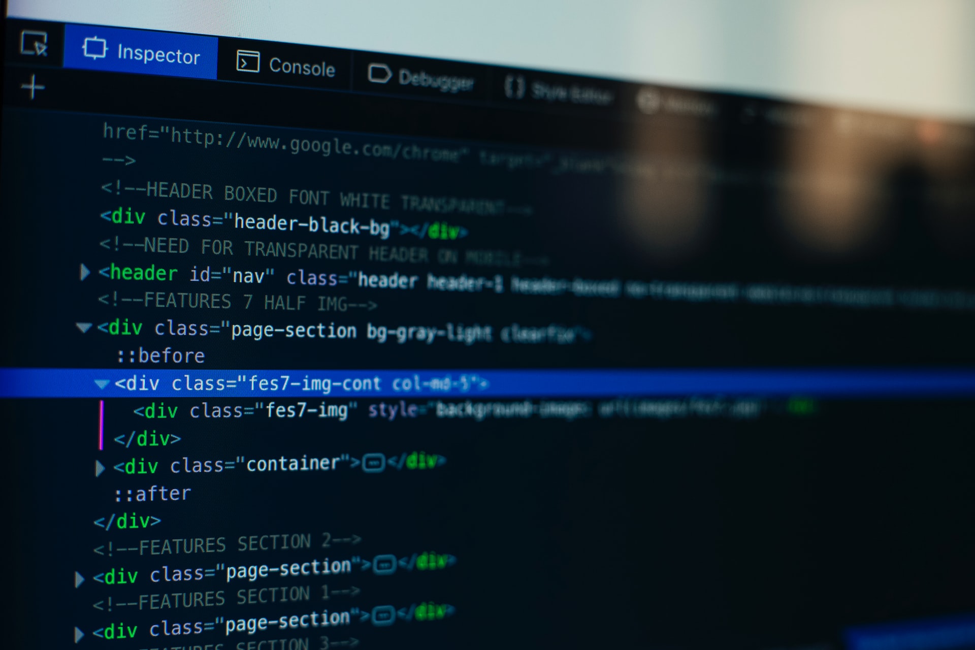 HTML5 screenshot
