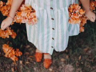 Flowers in pockets