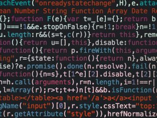 Minified JavaScript code