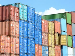 Containers at docks