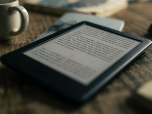 A kindle book reader
