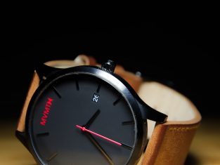 Watch on a table