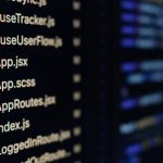 A React app open in a code editor