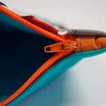 Zipper of laptop bag