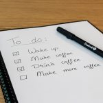 Notepad of todo items