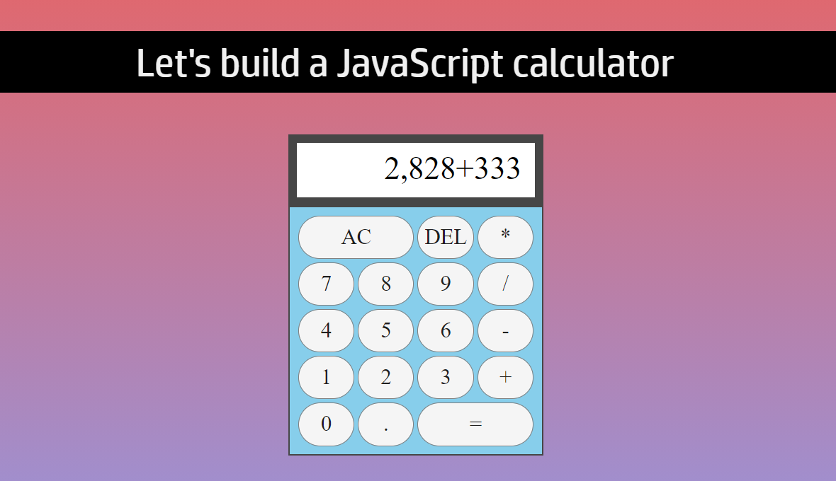 How to build a JavaScript calculator