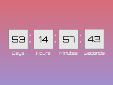 Create a JavaScript countdown timer