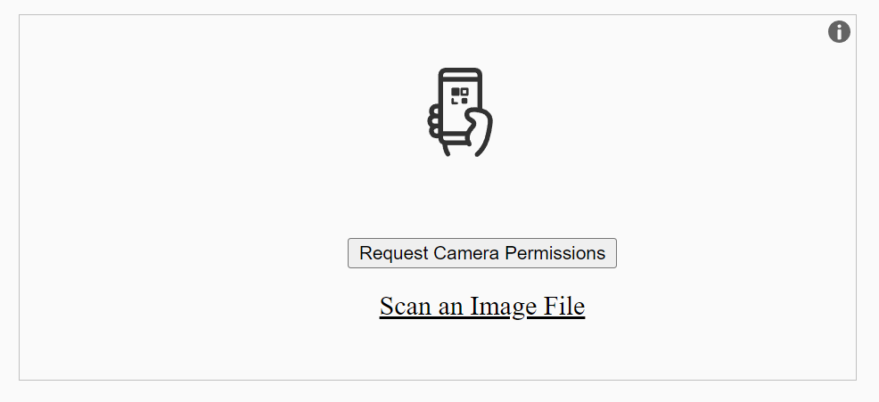 QR Code Scanner screenshot example